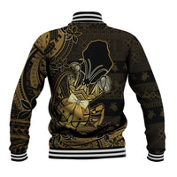 Niue Christmas Baseball Jacket Niuean Crab Xmas Tribal Waves DT05 - Polynesian Pride
