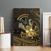 Niue Christmas Canvas Wall Art Niuean Crab Xmas Tribal Waves DT05 - Polynesian Pride