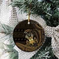 Niue Christmas Ceramic Ornament Niuean Crab Xmas Tribal Waves DT05 - Polynesian Pride