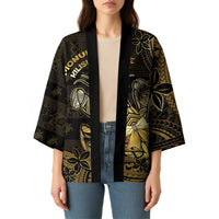 Niue Christmas Kimono Niuean Crab Xmas Tribal Waves DT05 - Polynesian Pride