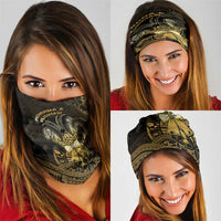Niue Christmas Neck Gaiter Niuean Crab Xmas Tribal Waves DT05 - Polynesian Pride