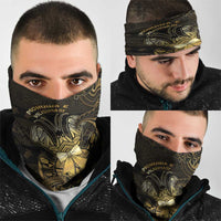 Niue Christmas Neck Gaiter Niuean Crab Xmas Tribal Waves DT05 - Polynesian Pride