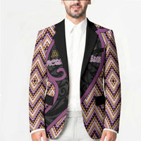 Custom Aotearoa Atua Rongomatane Blazer God Of Cultivated Foods Koru Patterns DT05 - Polynesian Pride