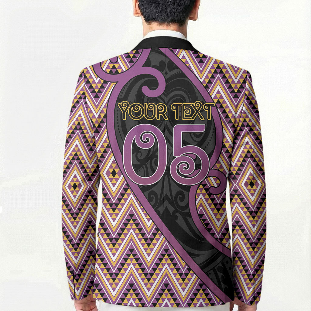 Custom Aotearoa Atua Rongomatane Blazer God Of Cultivated Foods Koru Patterns DT05 - Polynesian Pride