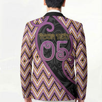 Custom Aotearoa Atua Rongomatane Blazer God Of Cultivated Foods Koru Patterns DT05 - Polynesian Pride
