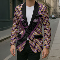 Custom Aotearoa Atua Rongomatane Blazer God Of Cultivated Foods Koru Patterns DT05 - Polynesian Pride