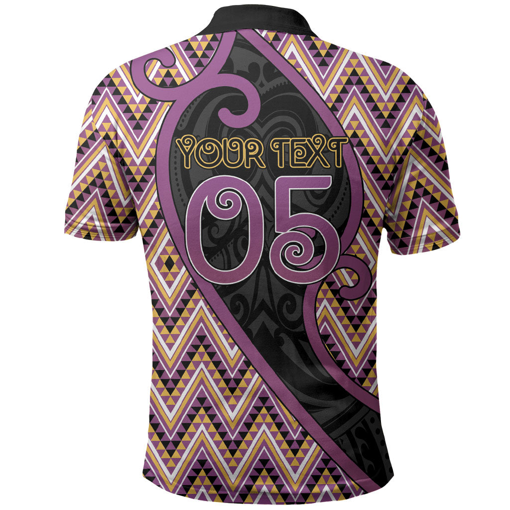 Custom Aotearoa Atua Rongomatane Polo Shirt God Of Cultivated Foods Koru Patterns DT05 - Polynesian Pride