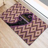 Aotearoa Atua Rongomatane Rubber Doormat God Of Cultivated Foods Koru Patterns DT05 - Polynesian Pride