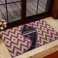 Aotearoa Atua Rongomatane Rubber Doormat God Of Cultivated Foods Koru Patterns DT05 - Polynesian Pride