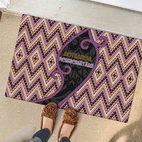 Aotearoa Atua Rongomatane Rubber Doormat God Of Cultivated Foods Koru Patterns DT05 - Polynesian Pride