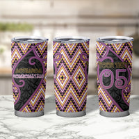 Custom Aotearoa Atua Rongomatane Tumbler Cup God Of Cultivated Foods Koru Patterns DT05 - Polynesian Pride