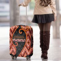 Aotearoa Atua Ruaumoko Luggage Cover God Of Volcanoes Koru Patterns DT05 - Polynesian Pride