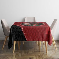 Tonga Kilisimasi Fiefia Tablecloth Praying Santa Hibiscus Cross DT05 - Polynesian Pride
