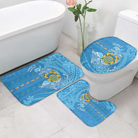 Tuvalu Christmas Bathroom Set Dolphins Santa Xmas Tribal Waves DT05 - Polynesian Pride
