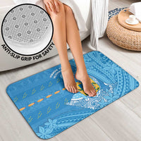 Tuvalu Christmas Bathroom Set Dolphins Santa Xmas Tribal Waves DT05 - Polynesian Pride