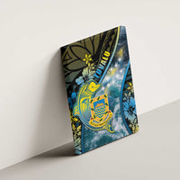 Tuvalu Canvas Wall Art Dolphin On The Waves DT05 - Polynesian Pride