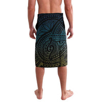 Personalised Tuvalu Lavalava Dolphin On The Waves DT05 - Polynesian Pride