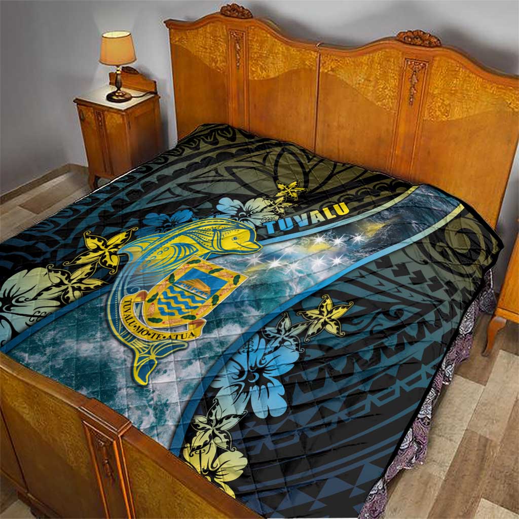 Tuvalu Quilt Dolphin On The Waves DT05 - Polynesian Pride