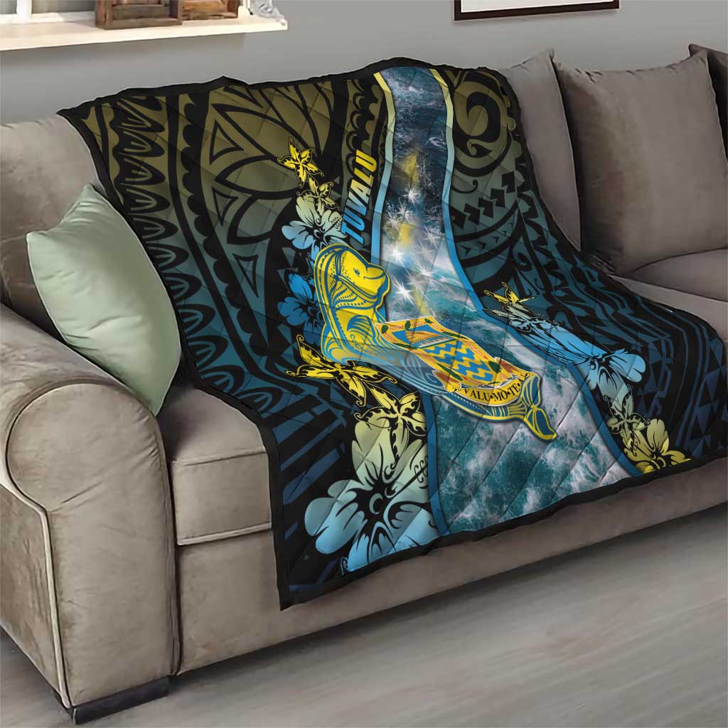 Tuvalu Quilt Dolphin On The Waves DT05 - Polynesian Pride
