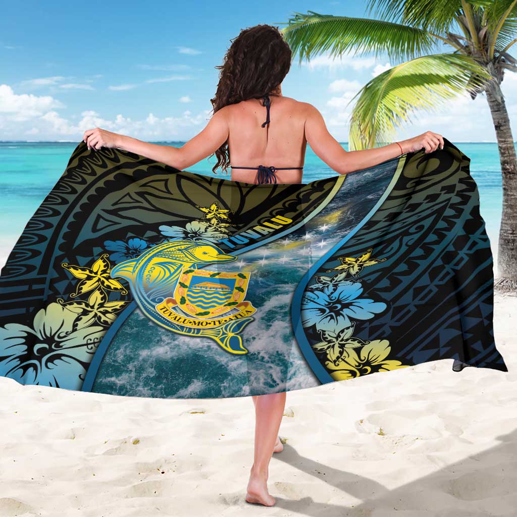 Tuvalu Sarong Dolphin On The Waves DT05 - Polynesian Pride