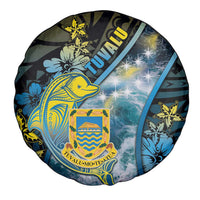 Tuvalu Spare Tire Cover Dolphin On The Waves DT05 - Polynesian Pride