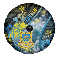 Tuvalu Spare Tire Cover Dolphin On The Waves DT05 - Polynesian Pride