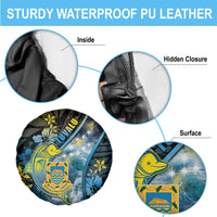 Tuvalu Spare Tire Cover Dolphin On The Waves DT05 - Polynesian Pride