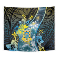 Tuvalu Tapestry Dolphin On The Waves DT05 - Polynesian Pride