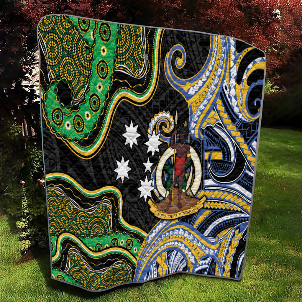 South Sea Islanders And Vanuatu Quilt Boar Tusk Warrior Southern Tribal Pattern DT05 - Polynesian Pride