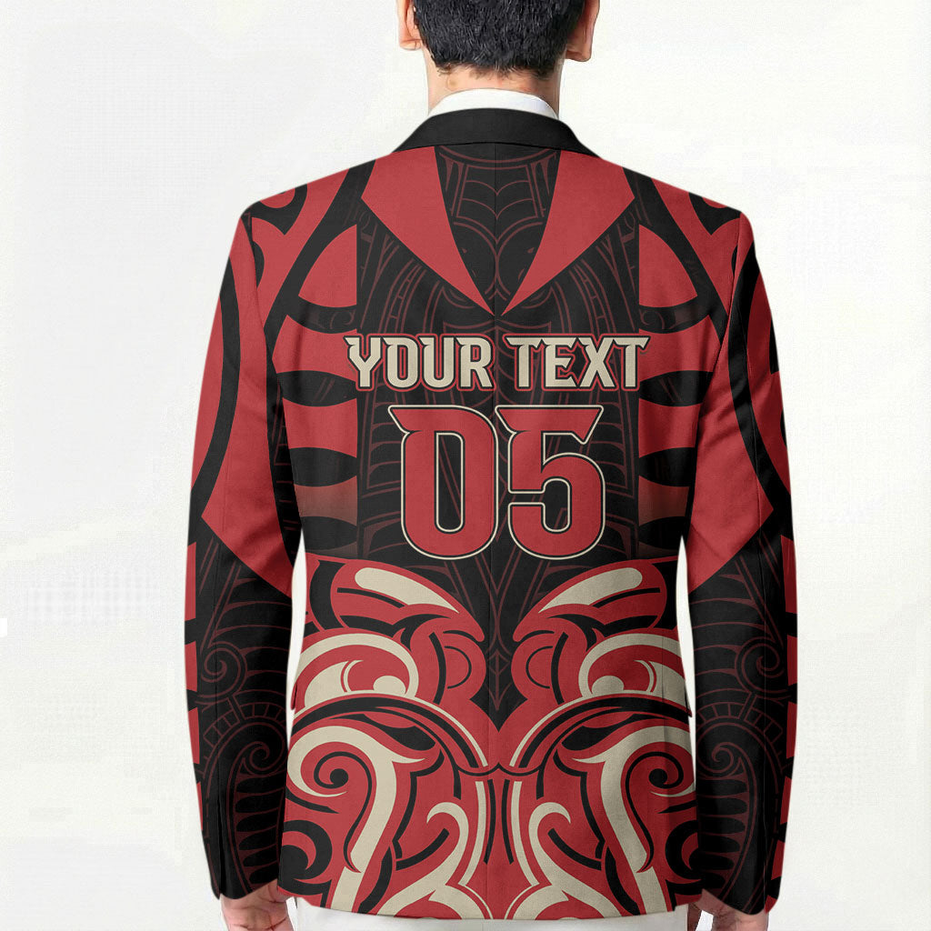 Custom Aotearoa Ngai Te Rangi Blazer New Zealand Traditional Maori Pattern DT05 - Polynesian Pride