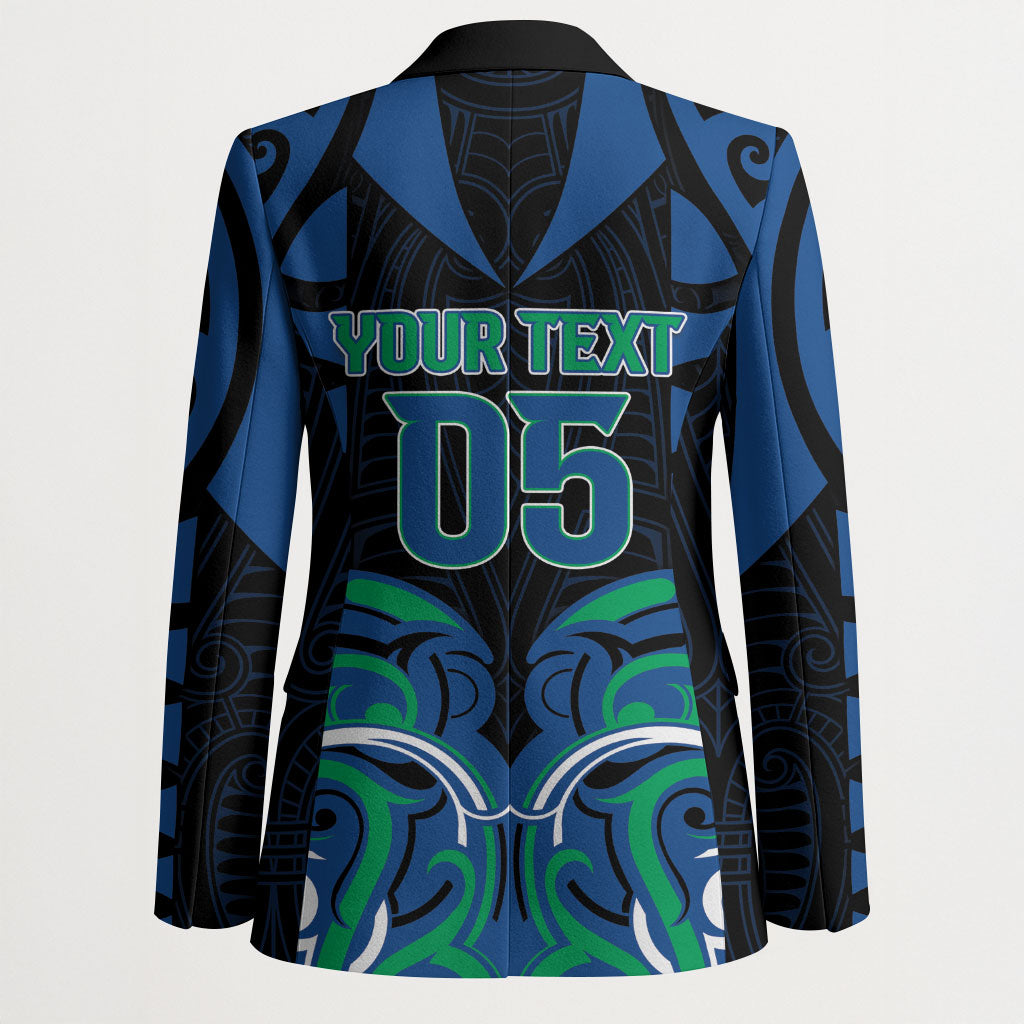 Custom Aotearoa Ngati Ranginui Blazer New Zealand Traditional Maori Pattern DT05 - Polynesian Pride