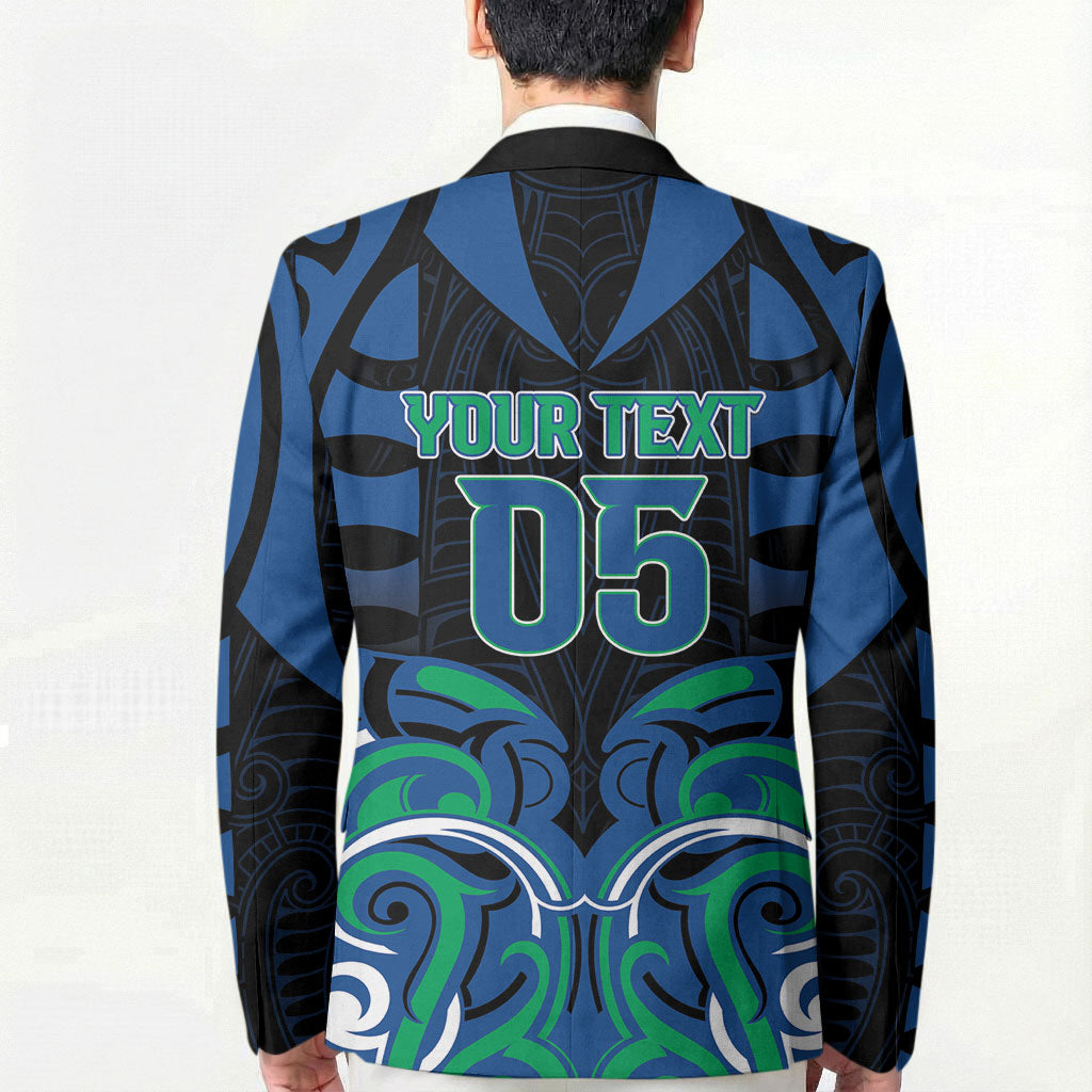 Custom Aotearoa Ngati Ranginui Blazer New Zealand Traditional Maori Pattern DT05 - Polynesian Pride