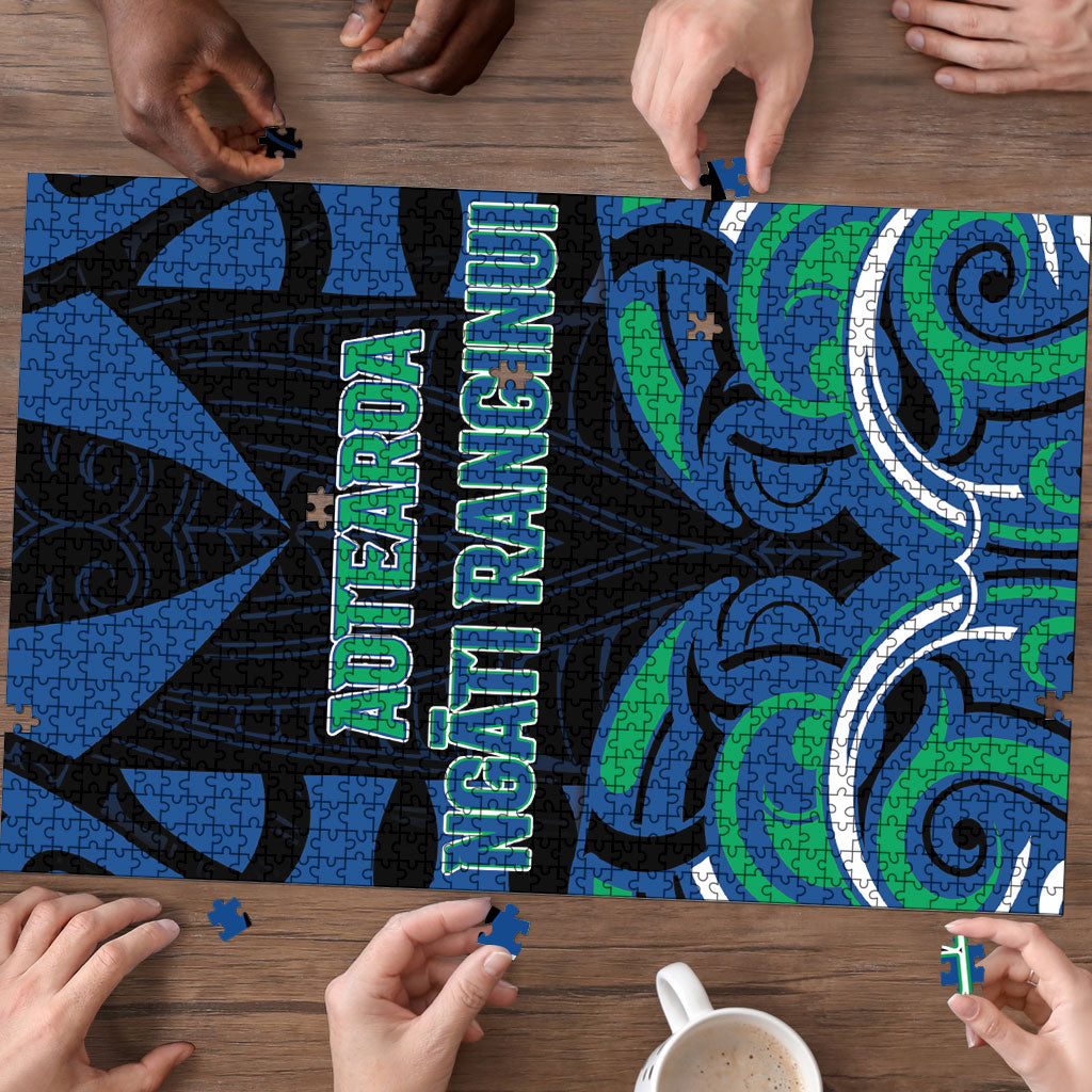 Aotearoa Ngati Ranginui Puzzle New Zealand Traditional Maori Pattern DT05 - Polynesian Pride