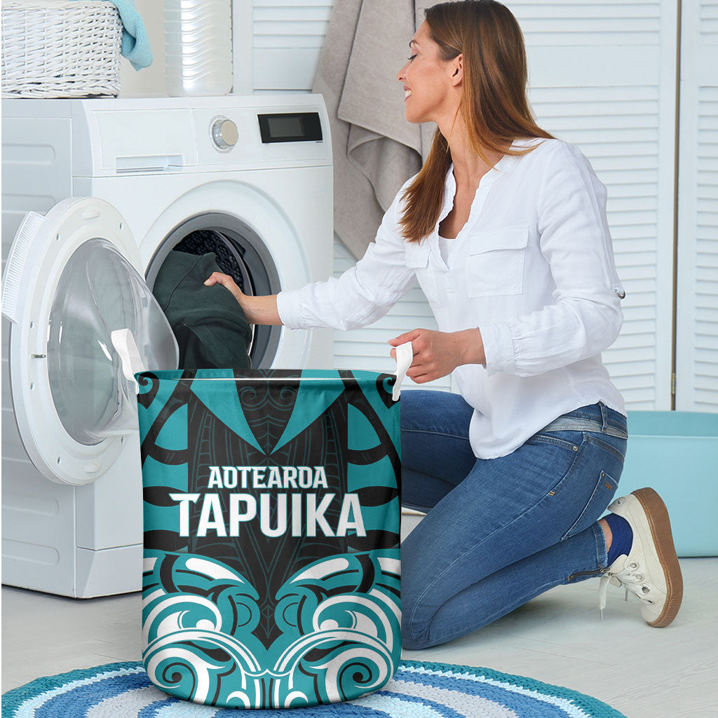 Aotearoa Tapuika Laundry Basket New Zealand Traditional Maori Pattern DT05 - Polynesian Pride