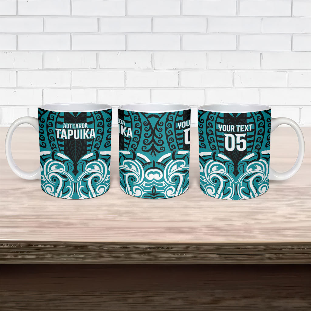 Custom Aotearoa Tapuika Ceramic Mug New Zealand Traditional Maori Pattern DT05 - Polynesian Pride