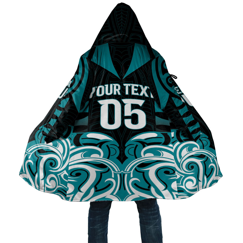 Custom Aotearoa Tapuika Cloak New Zealand Traditional Maori Pattern DT05 Unisex Teal - Polynesian Pride