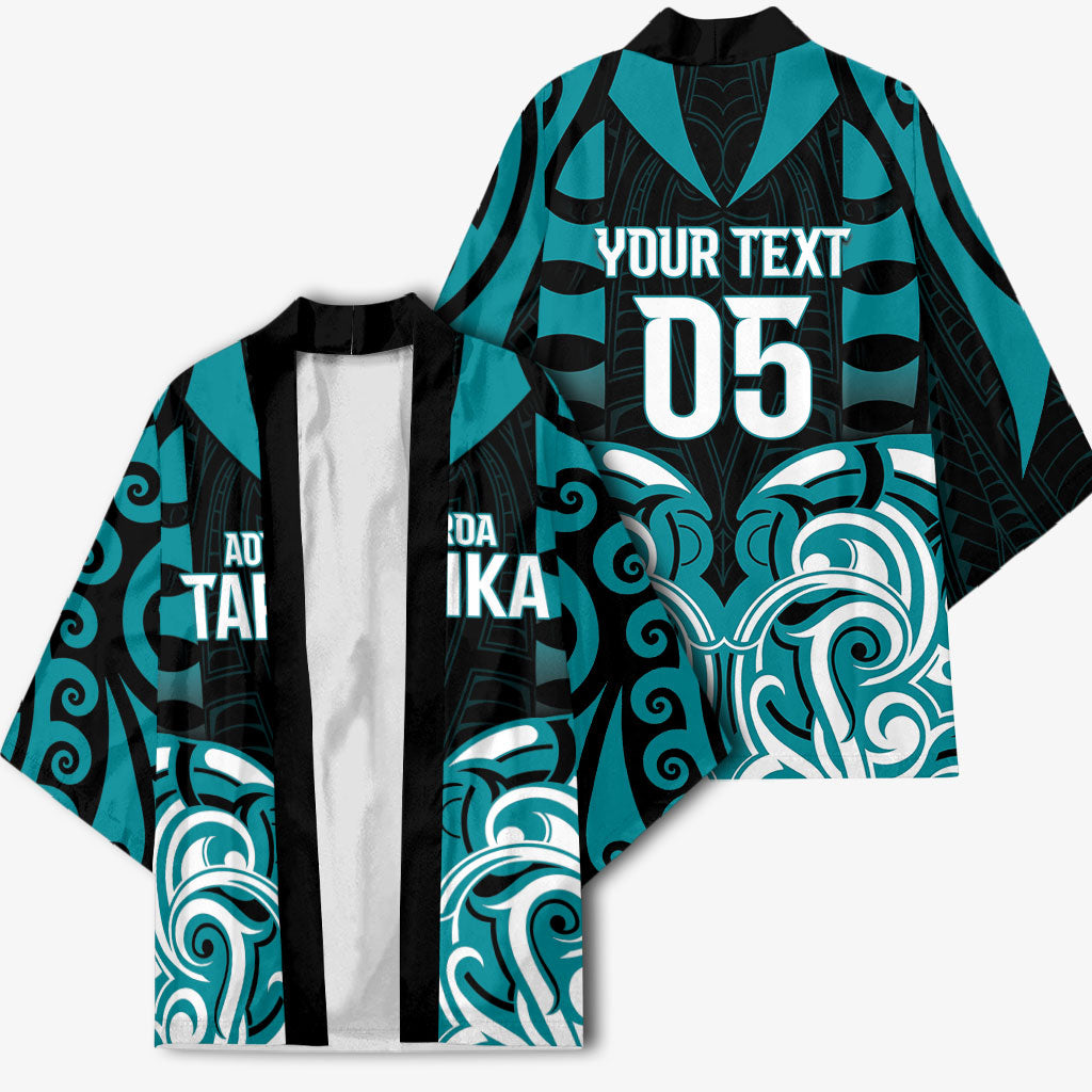 Custom Aotearoa Tapuika Kimono New Zealand Traditional Maori Pattern DT05 - Polynesian Pride