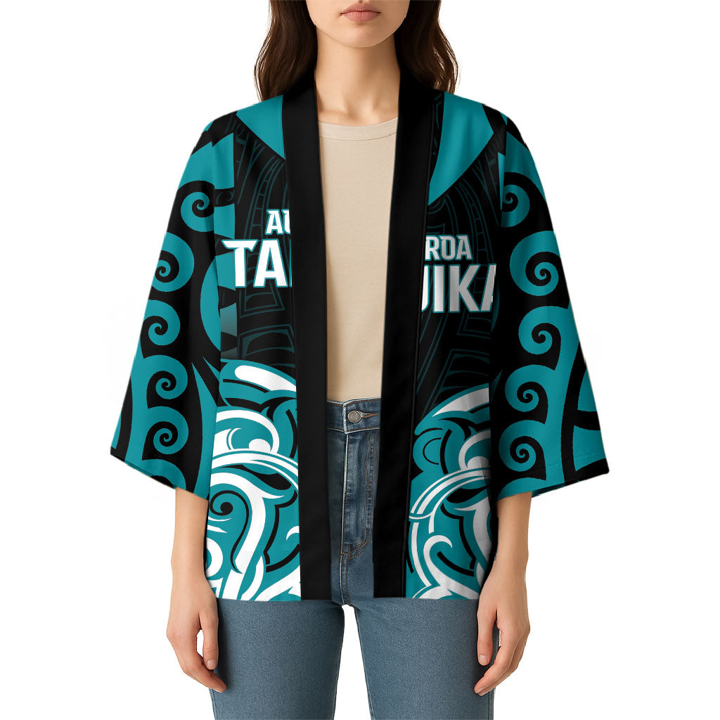 Custom Aotearoa Tapuika Kimono New Zealand Traditional Maori Pattern DT05 - Polynesian Pride
