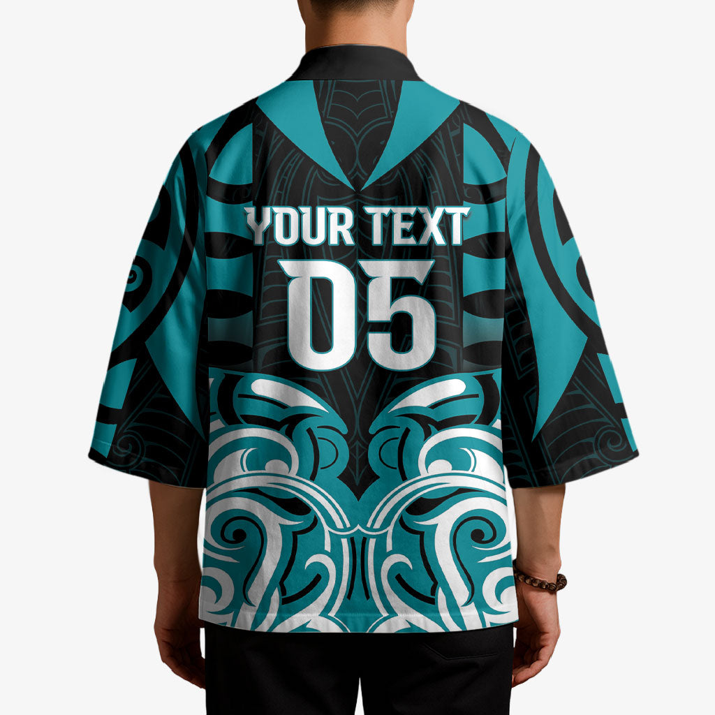 Custom Aotearoa Tapuika Kimono New Zealand Traditional Maori Pattern DT05 - Polynesian Pride