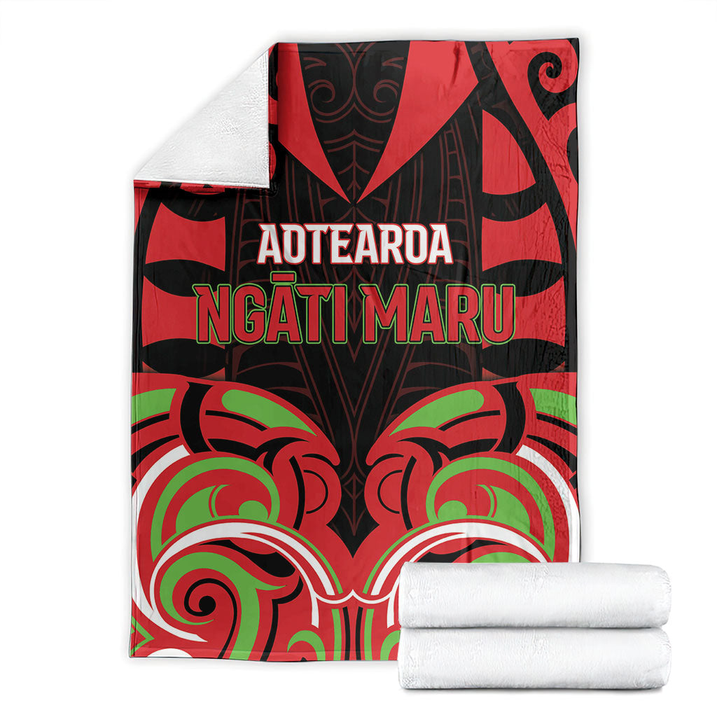 Aotearoa Ngati Maru Blanket New Zealand Traditional Maori Pattern DT05 - Polynesian Pride