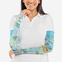 Custom Hawaii Surfing Arm Sleeves He'e Nalu DT05 - Polynesian Pride
