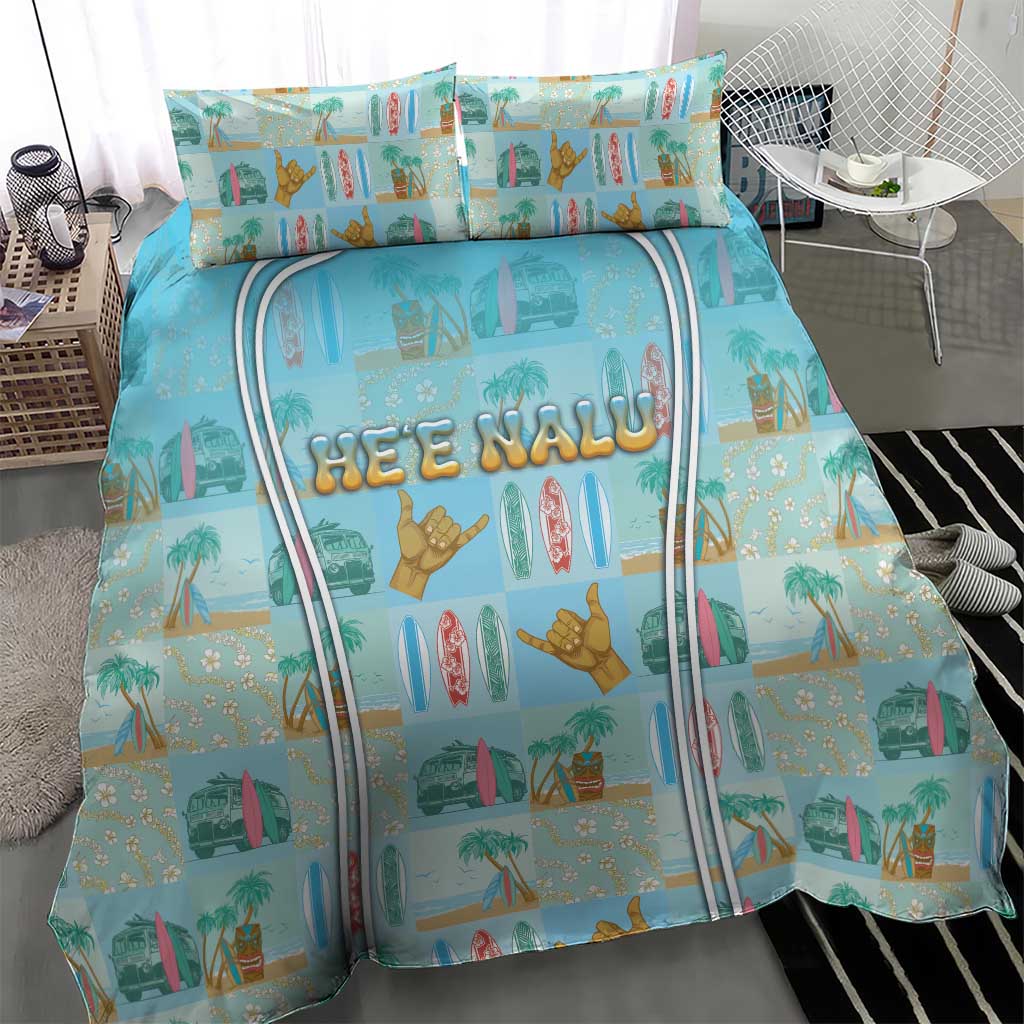 Hawaii Surfing Bedding Set He'e Nalu DT05 - Polynesian Pride