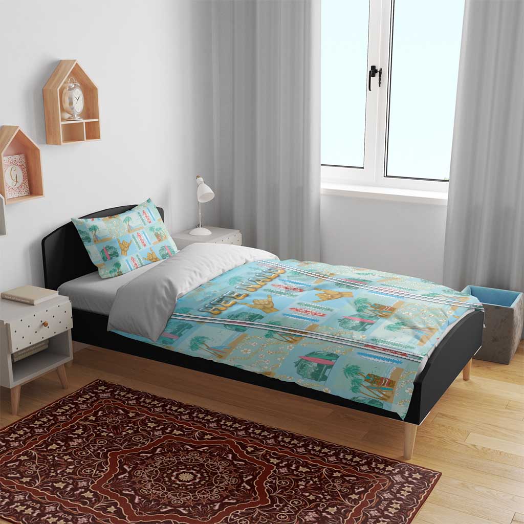 Hawaii Surfing Bedding Set He'e Nalu DT05 - Polynesian Pride