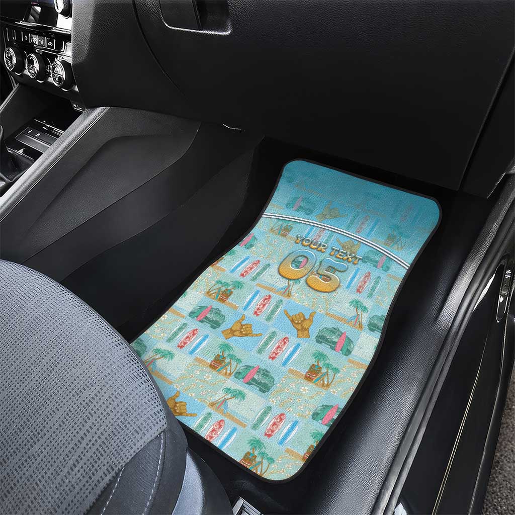 Custom Hawaii Surfing Car Mats He'e Nalu DT05 - Polynesian Pride