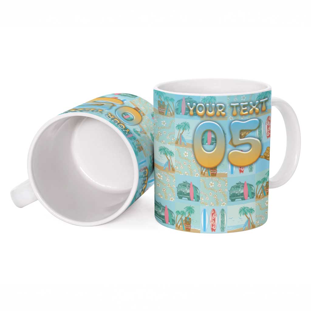 Custom Hawaii Surfing Ceramic Mug He'e Nalu DT05 - Polynesian Pride