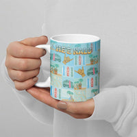 Custom Hawaii Surfing Ceramic Mug He'e Nalu DT05 - Polynesian Pride