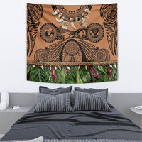 Polynesia Maui Tattoo Inspired Tapestry Tropical Leaf Skirt Costume DT05 - Polynesian Pride
