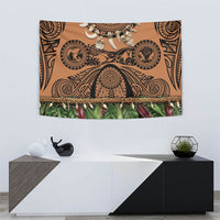 Polynesia Maui Tattoo Inspired Tapestry Tropical Leaf Skirt Costume DT05 - Polynesian Pride