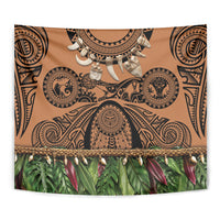 Polynesia Maui Tattoo Inspired Tapestry Tropical Leaf Skirt Costume DT05 - Polynesian Pride