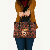 Polynesia Lava Monster Cosplay Leather Bag Fiery Glowing Volcano Crack Pattern DT05 - Polynesian Pride